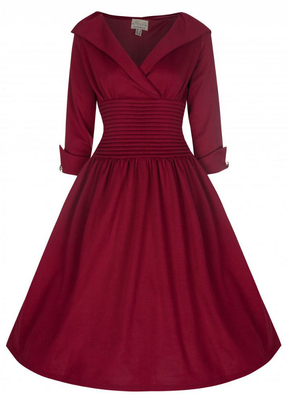 pre order ramona subtly seductive swing dress claret the alluring ...